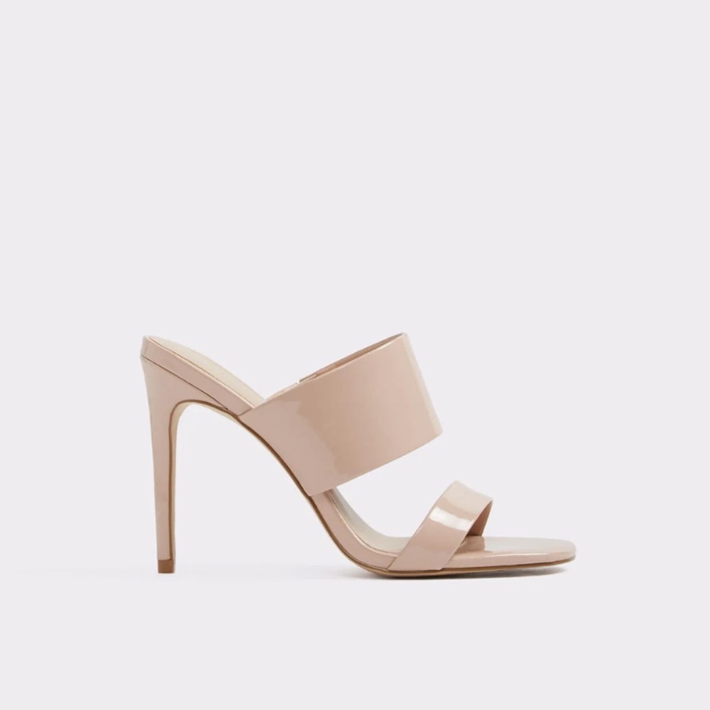 Aldo FROEMA nude patent mules